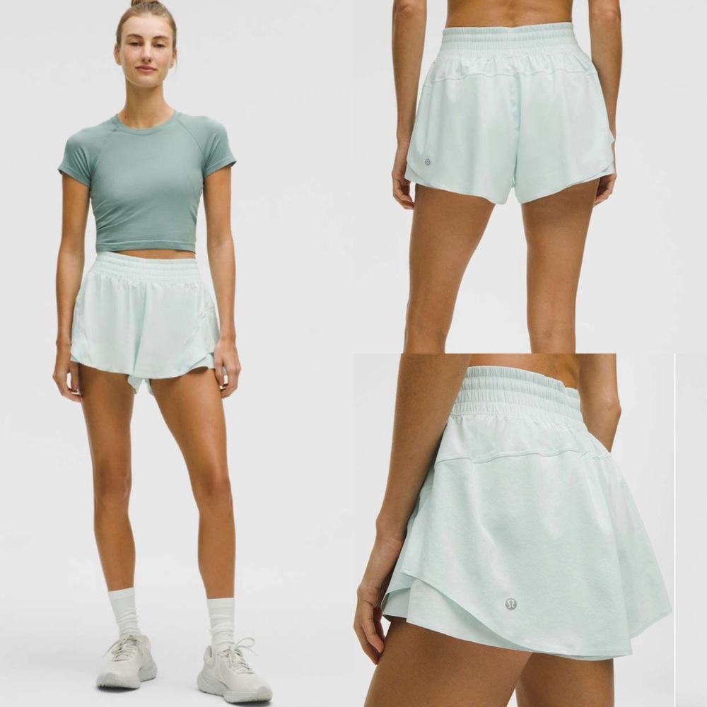 Lululemon Shake It Out High-Rise Running Short 2.5"
Mint Breeze!